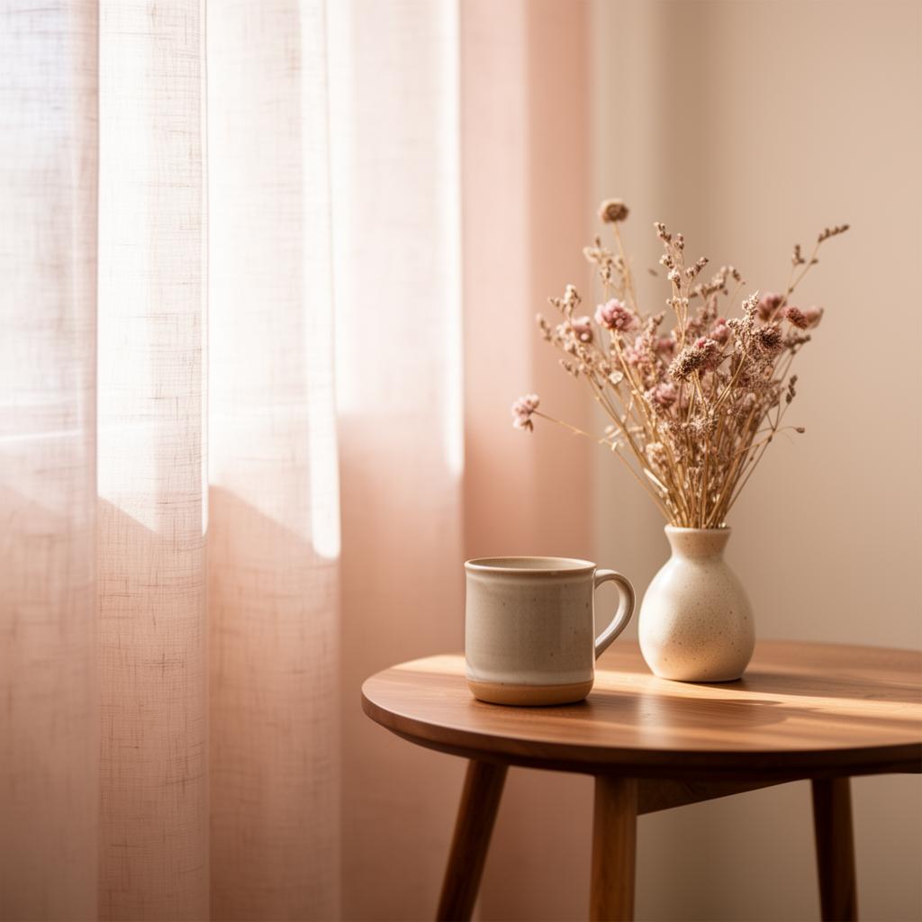 Soft window light and quiet still life